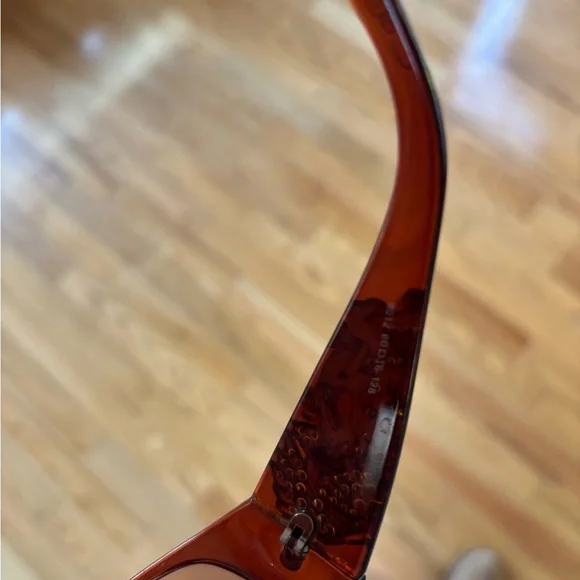 Ed Hardy Brown Sunglasses with Multicolor Design - Picture 8 of 8